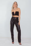 Leather Pants - Black