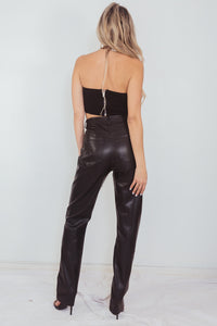 Leather Pants - Black