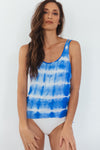 Tie-Dye Ladder Back Tank