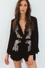 Breath it in Embroidery Romper