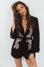 Breath it in Embroidery Romper