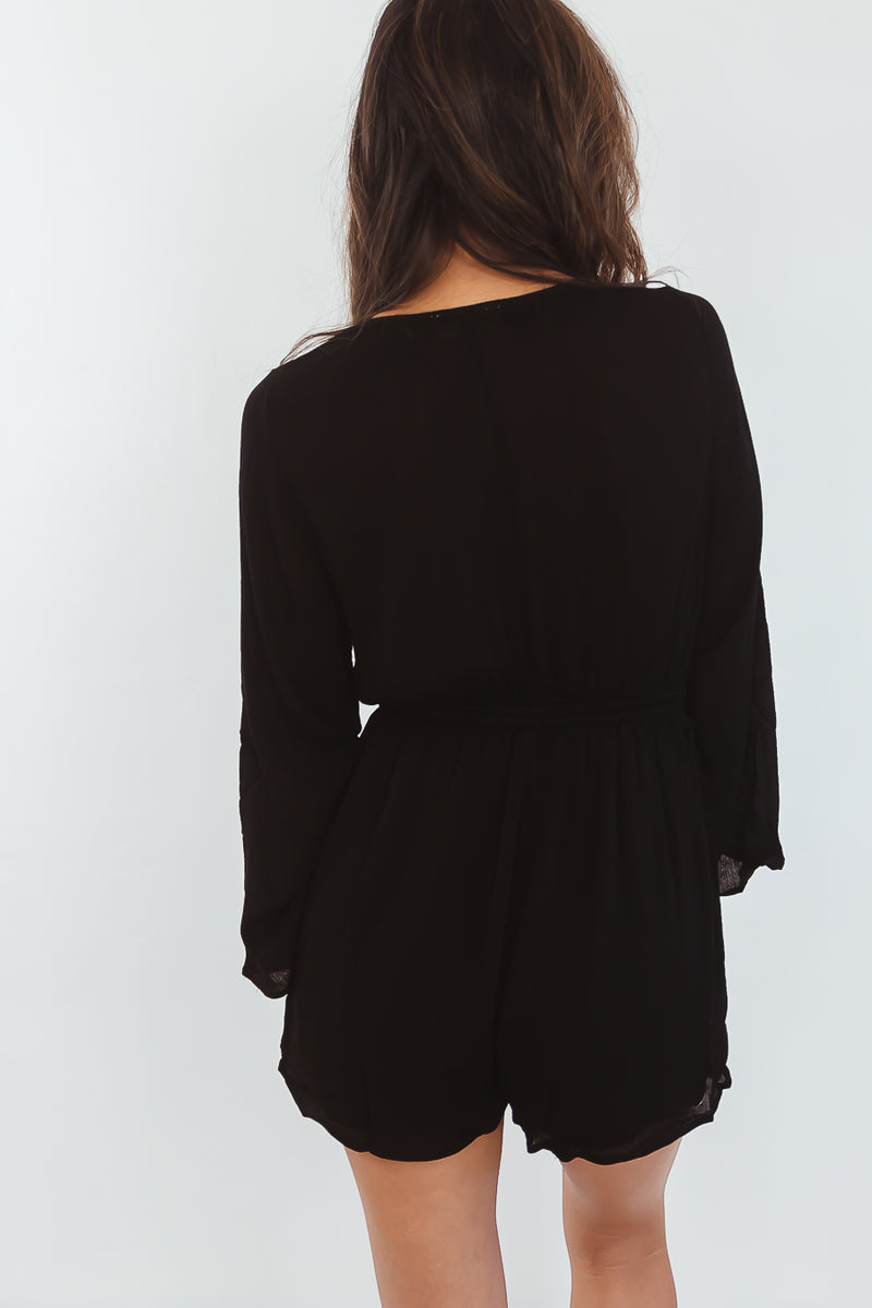 Breath it in Embroidery Romper