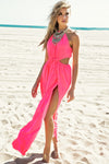 Nuri High-Slit Maxi Dress - Pink - Haute & Rebellious