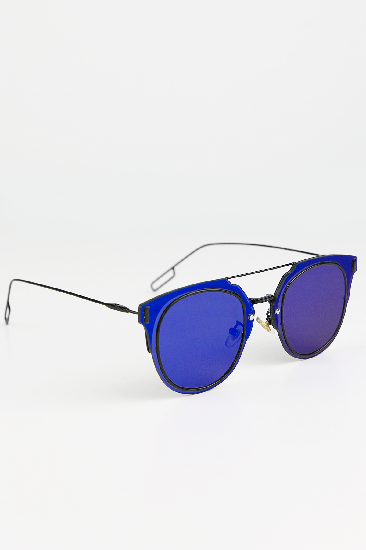 I Told You So Reflective Sunglasses - Blue - Haute & Rebellious