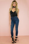 Satin Cami Top - Black