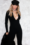 Fitted Ribbed Jumpsuit