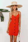 Button-Up Mini Dress
