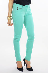 EVERITT SKINNY JEAN - Aqua - Haute & Rebellious