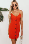 Button-Up Mini Dress