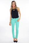 EVERITT SKINNY JEAN - Aqua - Haute & Rebellious