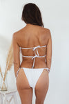 I Saw You String Bikini Set - White