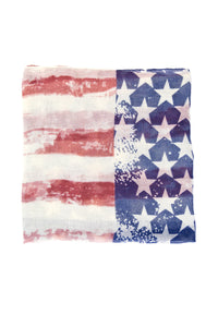 RUGGED AMERICAN FLAG SCARF - Haute & Rebellious