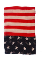 VINTAGE AMERICAN FLAG SCARF - Haute & Rebellious