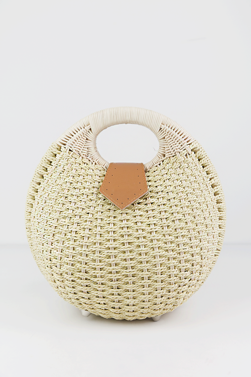 Round Hard Basket Bag - Haute & Rebellious