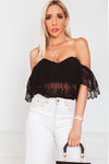 Off-Shoulder Top - Black