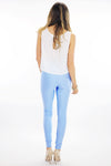 LORIN HIGH WAISTED LEGGINGS - Blue - Haute & Rebellious