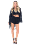 EMMA LACE DETAIL SHORTS - Black - Haute & Rebellious