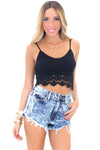 ASHTON ACID PREMIUM DENIM SHORTS - Haute & Rebellious