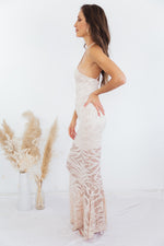 Lace Sleeveless Maxi Dress