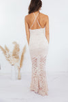 Lace Sleeveless Maxi Dress
