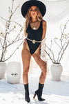 High-Cut One-Piece Swimsuit