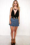 Clarah Chiffon Bodysuit - Black - Haute & Rebellious