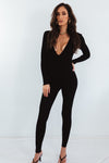 Fitted Ribbed Jumpsuit