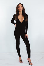 Fitted Ribbed Jumpsuit