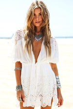 Alissa Lace Kimono Wrap - Haute & Rebellious