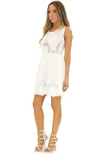 LANA LACE EMBROIDERED DRESS - Haute & Rebellious