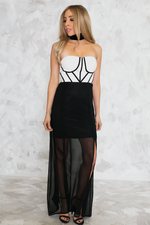 Something Sheer Maxi Dress - Haute & Rebellious