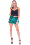 CANTU TROPICAL LACE TRIM SHORTS - Haute & Rebellious