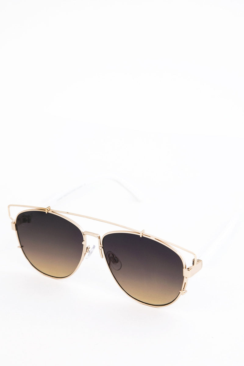 Amelia Aviator Shades - Gold - Haute & Rebellious