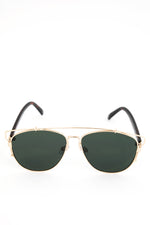 Amelia Aviator Shades - Gold/Green - Haute & Rebellious