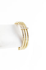TRIPLE CIRCLE CUFF BRACELET - Haute & Rebellious