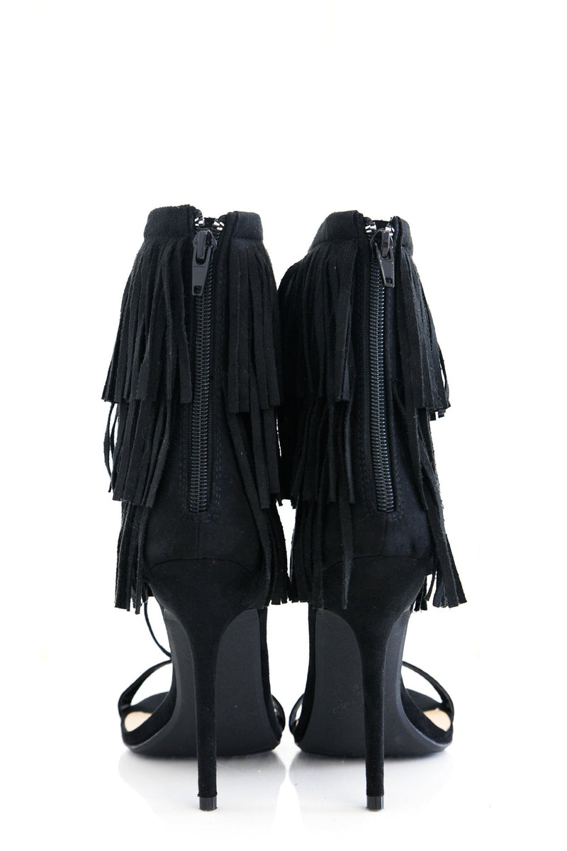 Disco Fringe  Heel - Haute & Rebellious