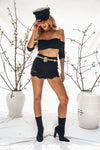 Off-Shoulder Lace Crop Tube Top