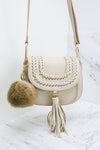 Fur Pom-Pom Key Chain - Brown - Haute & Rebellious