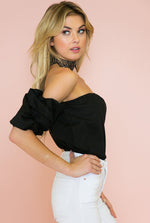 Fiesta Queen Off-Shoulder Top - Black /// Only 1-S Left /// - Haute & Rebellious