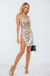 Sexy Thing Metallic Dress