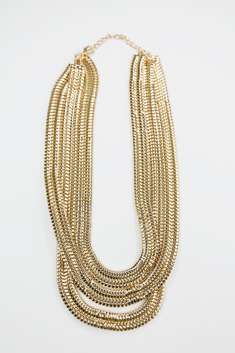 Multi Metal Rope Necklace - Haute & Rebellious