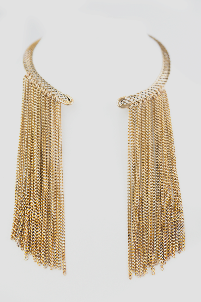 Linah Choker Fringe Necklace - Haute & Rebellious