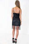 Mora Fringe Lace Slip Dress - Haute & Rebellious