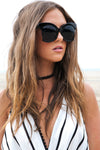 Olivia Frame Sunglasses - Black - Haute & Rebellious