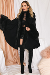 Faux Fur Cape