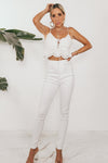 Positano Escape Eyelet Crop Top