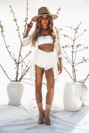 Lace Drawstring Shorts