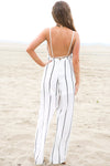 Palazzo Striped Jumpsuit - Haute & Rebellious