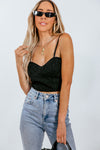 Eyelet Crop Top