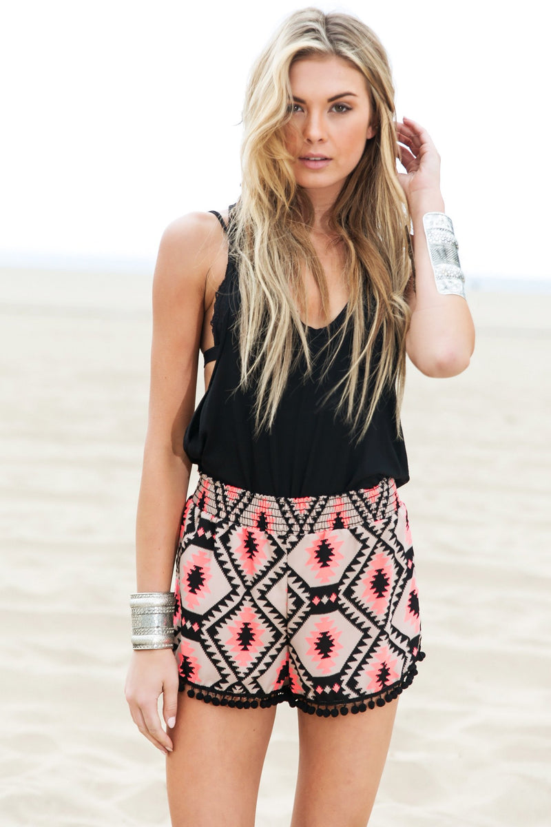 Neamon Aztec Print Shorts - Haute & Rebellious